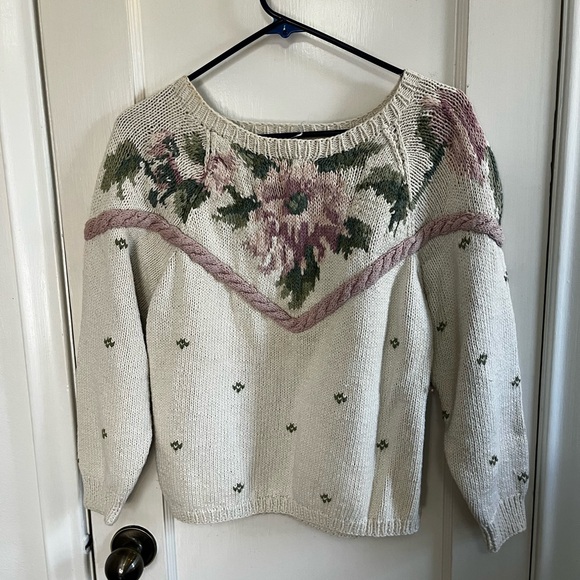 Sweaters | Vintage Jennifer Reed Hand Knitted Sweater | Poshmark